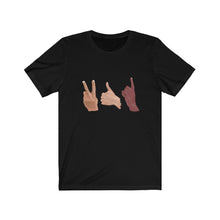 Load image into Gallery viewer, 2 Thumbs Up Unisex Jersey Short Sleeve Tee
