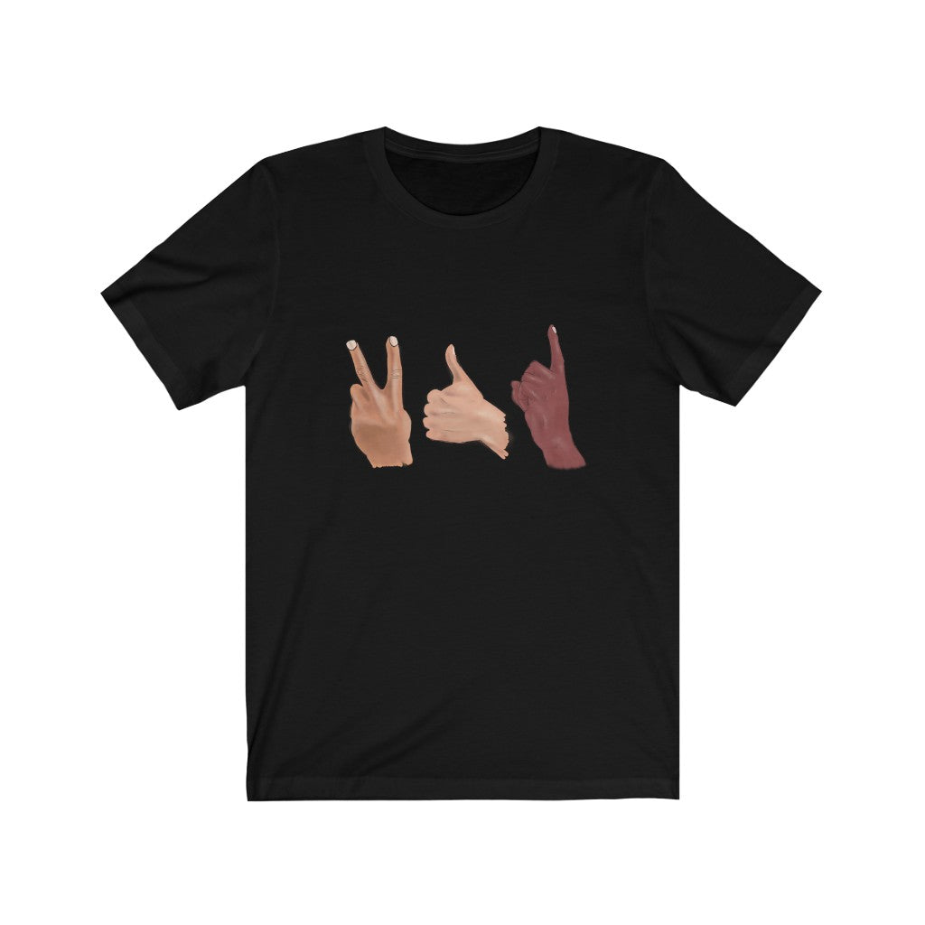 2 Thumbs Up Unisex Jersey Short Sleeve Tee