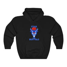 Load image into Gallery viewer, Fear The Buffalo White Beard Unisex Heavy Blend™ Hooded Sweatshirt
